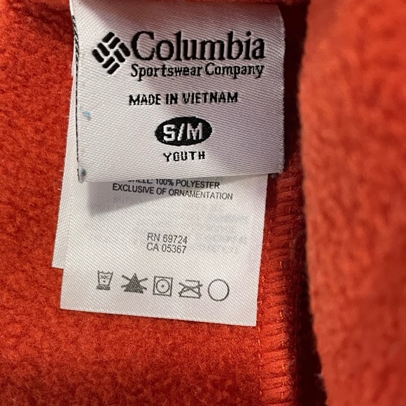 Columbia orange red winter beanie (GC) - Picture 3 of 3